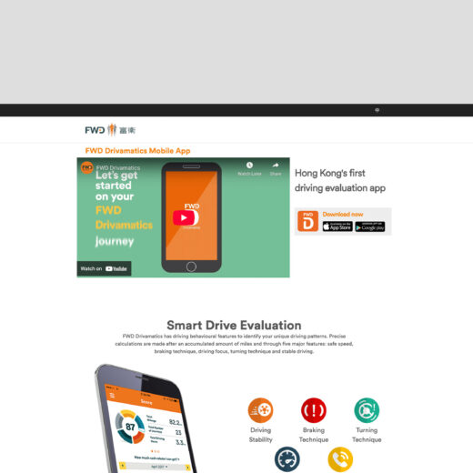 FWD Drivamatics – Usage-Based Insurance Landing Page